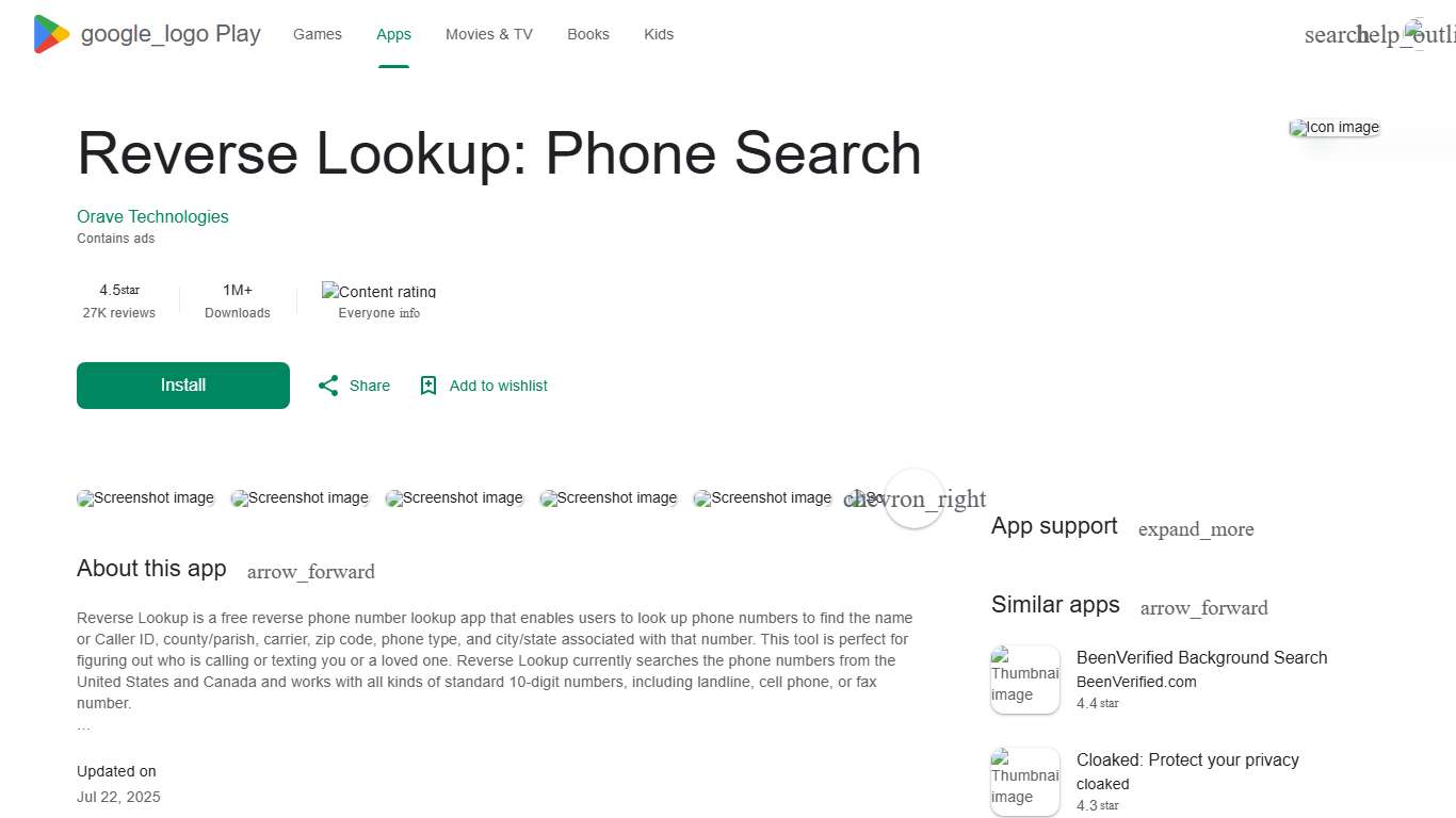 Reverse Lookup: Phone Search - Apps on Google Play